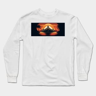 Sail into Adventure: Explore the World on a Cruise Ship Long Sleeve T-Shirt